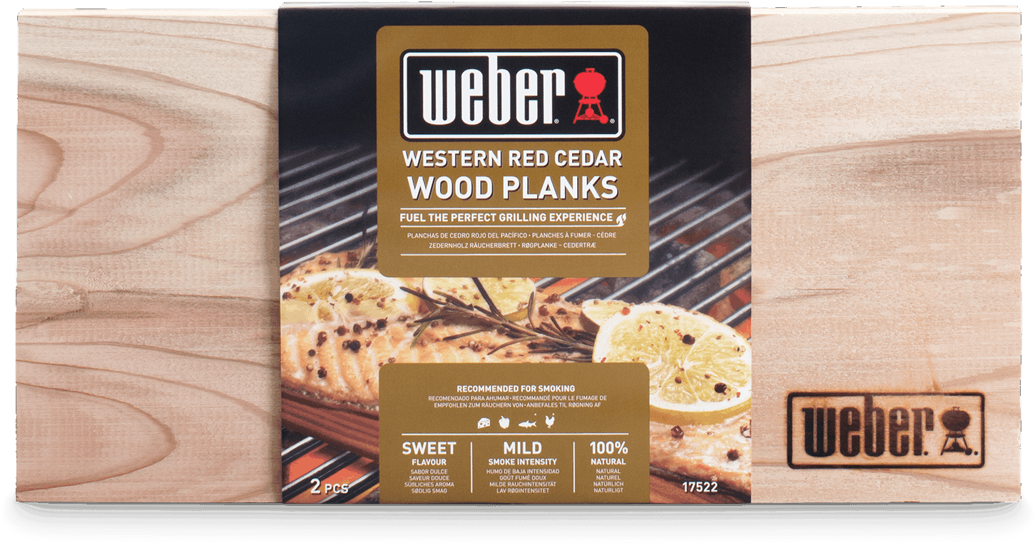 Western Red Cedar Wood Planks - Weber Fire Lighter Cubes White 17519 (1800x1800), Png Download