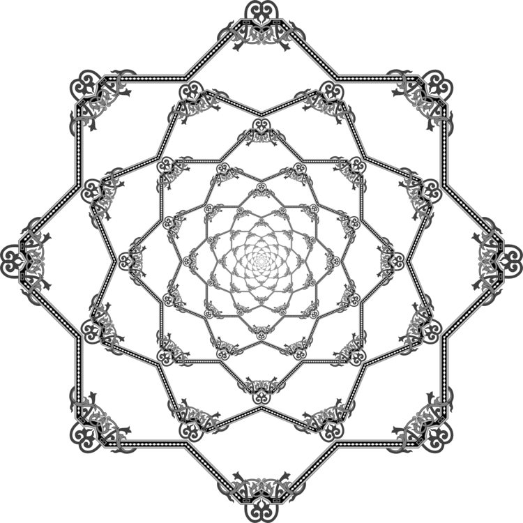 Computer Icons Sacred Geometry Motif Symmetry - Clip Art (750x750), Png Download