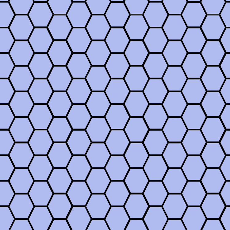 Hex-pattern - Surya Atrium Light Gray/charcoal (grey) Area Rug; 9' (750x750), Png Download