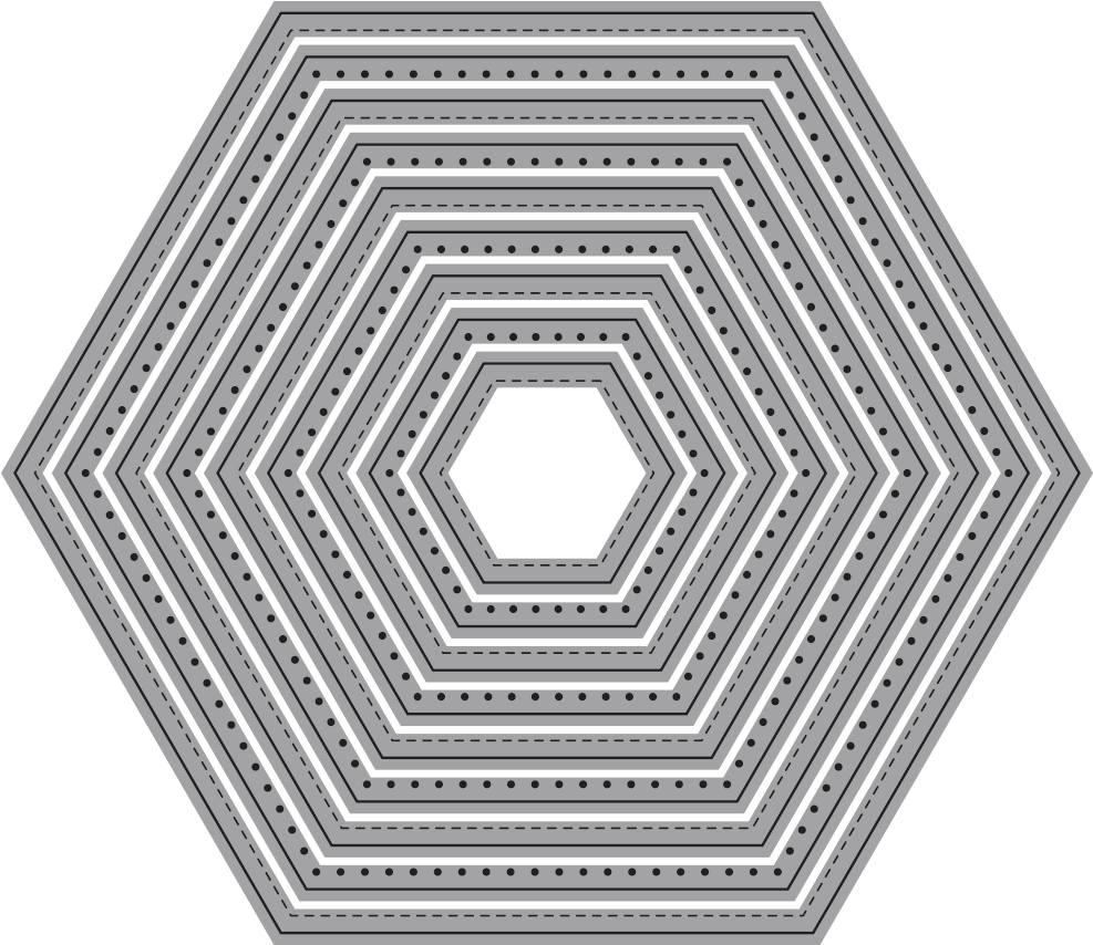Stitched Hexagons - Logo Png Exo Overdose (1000x1000), Png Download