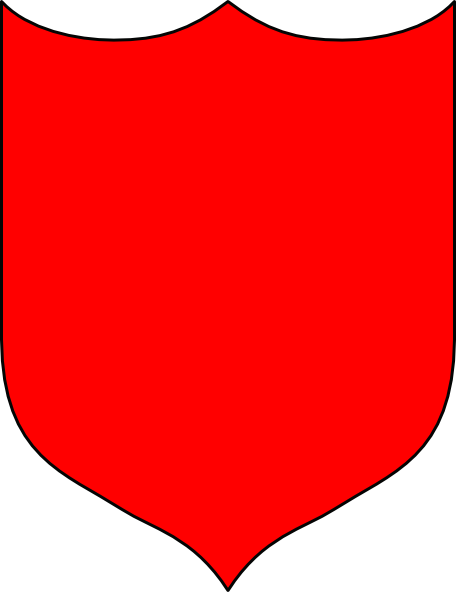 Red Shield Clipart (456x592), Png Download