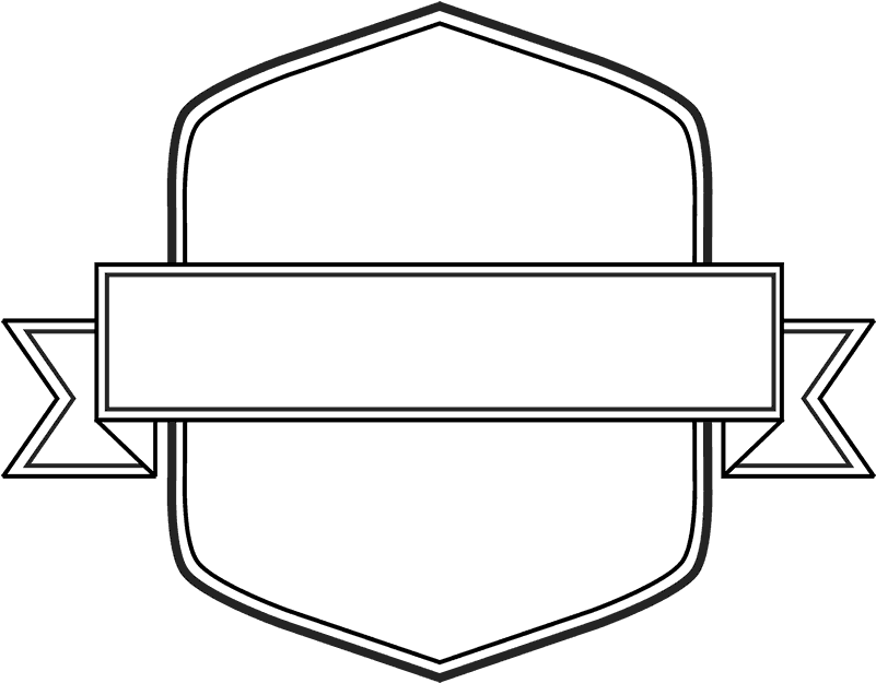 Shield Polygon Outline Rubber Stamp - Portable Network Graphics (800x800), Png Download