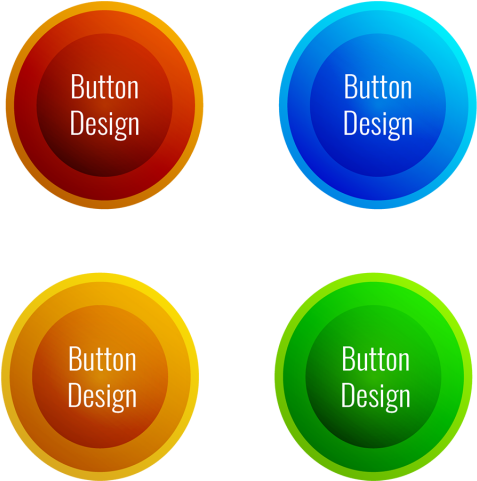 Creative Colorful Button Set, Creative, Colorful, Buttons - Set Creative (640x640), Png Download