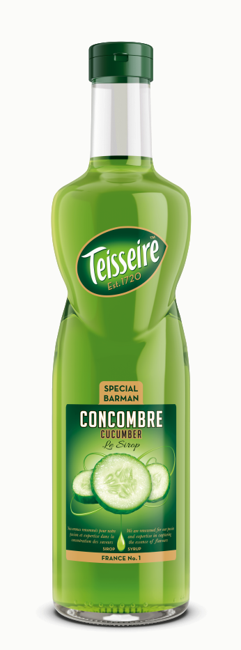 Teis Barman Cucumber 70cl - Teisseire Cherry Syrup 600ml (346x933), Png Download