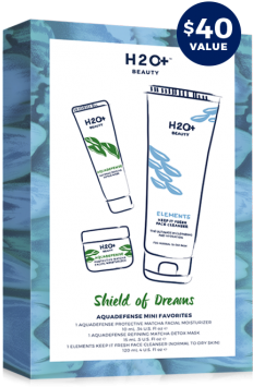 Shield Of Dreams Aquadefense Mini Favorites - H2o Plus Glow Factor Sea Salt Body Care Favorites, (344x376), Png Download