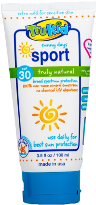 Trukid Sunny Days Sport Mineral Sunscreen Spf 30, Water - Trukid 3 Piece Set: Sport Unscented/water Resistant (267x480), Png Download