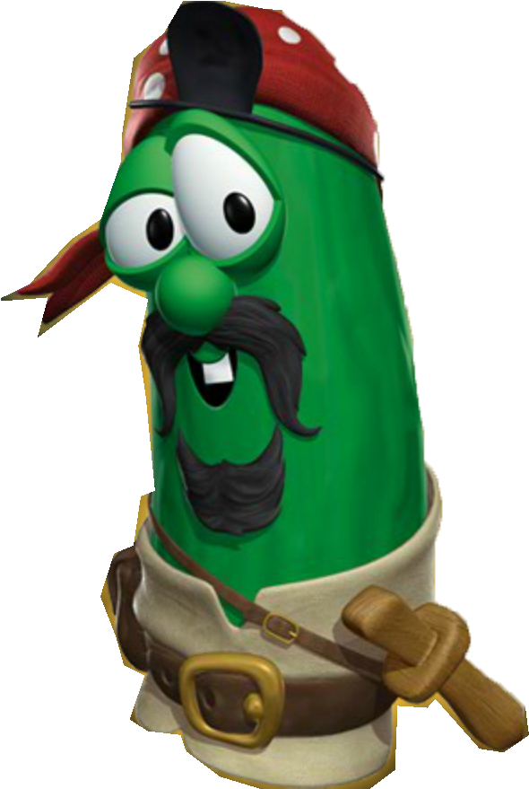 Elliot - Larry The Cucumber Png (589x892), Png Download