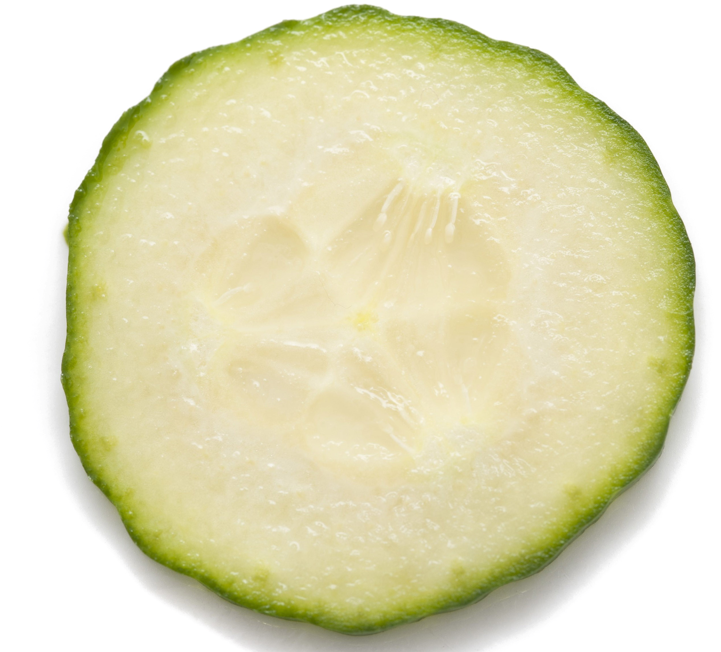 Sliced Cucumber Png Image - One Slice Of Cucumber (3500x2329), Png Download