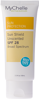 Sun Shield Spf 28 Unscented - Mychelle Spf (305x400), Png Download