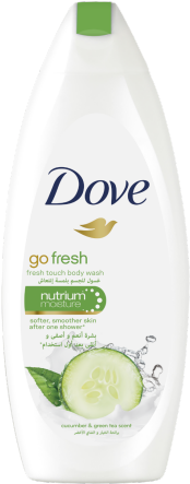 Dove Go Fresh Cucumber & Green Tea Body Wash 250ml - Dove Go Fresh Cucumber Body Wash (459x460), Png Download