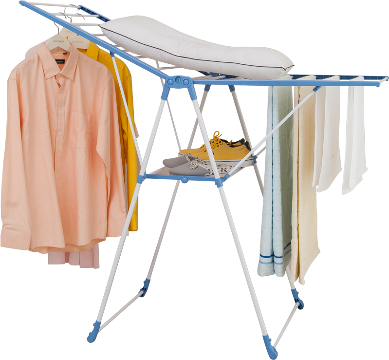 Bao Youni Korean Folding Drying Rack Floor Drying Towel - Clothes Hanger (800x800), Png Download