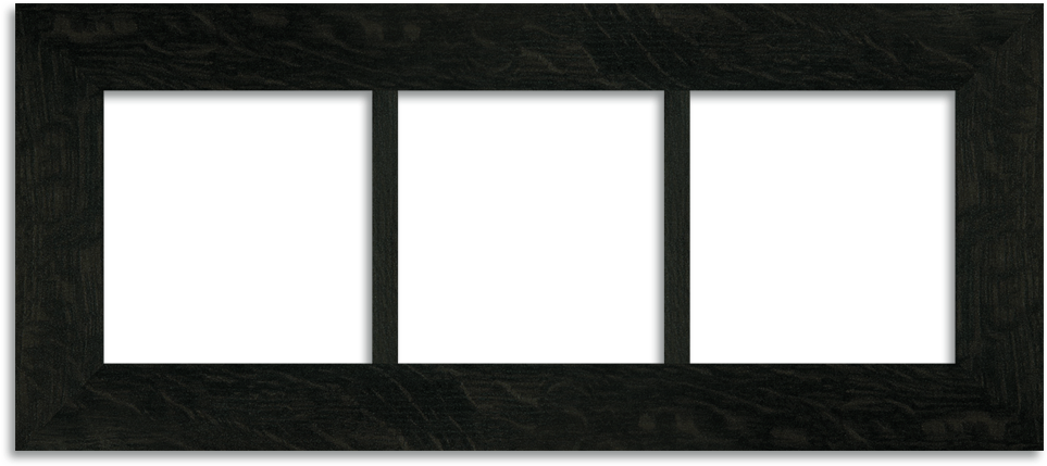 Triple Ebony 2-inch Oak Park Frame - Schneider Electric Eph Asfora (1000x1000), Png Download