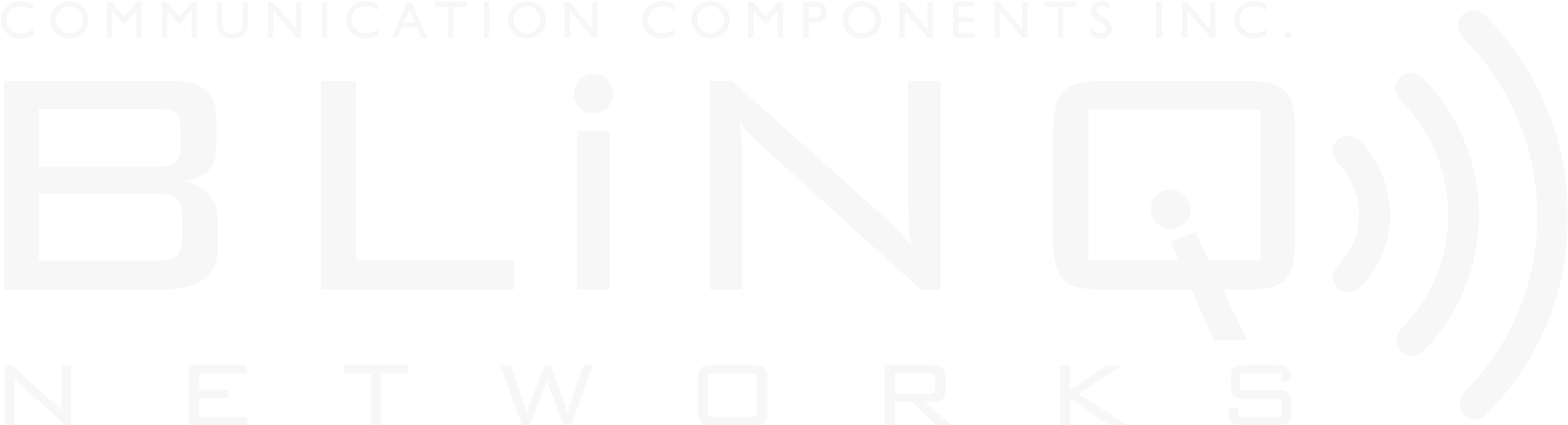 Blinq Networks Announces Cbrs Ongo™ And Fcc Certification - Business Cards (2536x806), Png Download