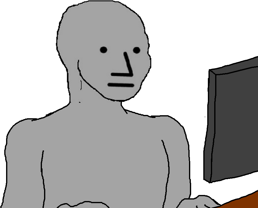 Post - Npc Error Meme (1000x1000), Png Download