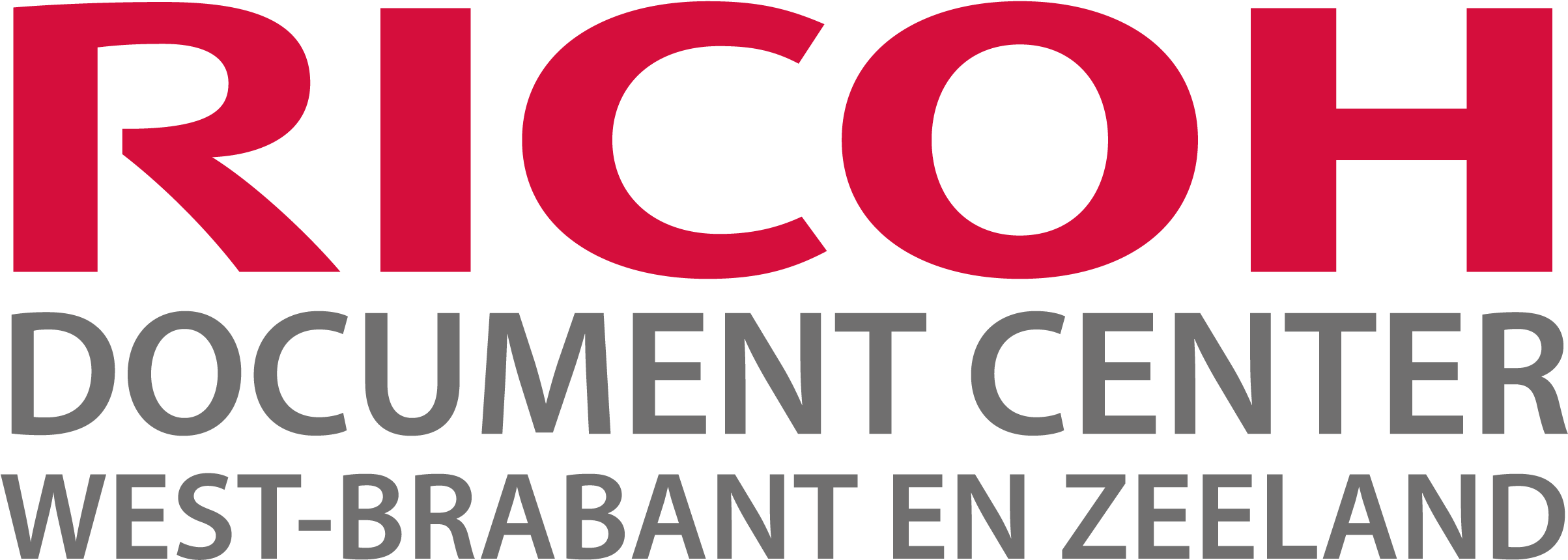 Logo Ricoh Dc W-brabant En Zeeland - Ricoh (2642x1117), Png Download