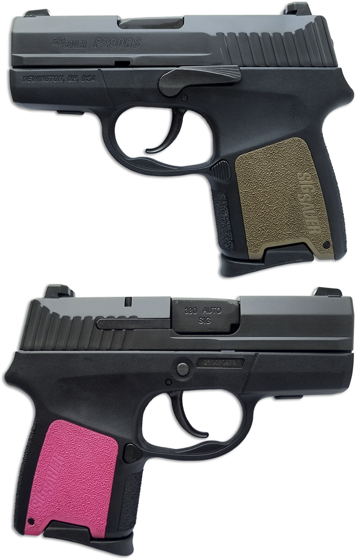 Sig Sauer P290rs 380acp 3 Grip Set Handgun New - Trigger (760x1146), Png Download