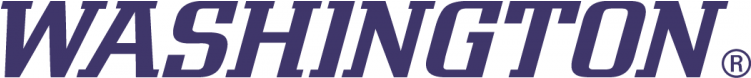 Washington Huskies Iron Ons - Washington Huskies Wordmark (750x930), Png Download