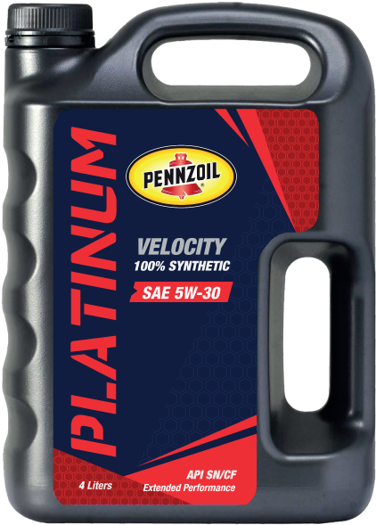 Platinum Velocity Sae 5w-30 Api Sn/cf - Pennzoil 5w 30 Fully (600x600), Png Download