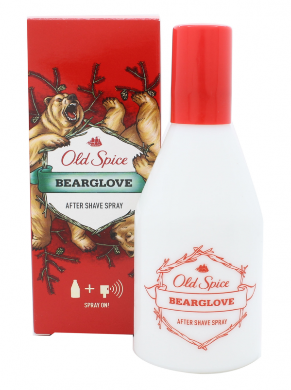 -33% Old Spice Spray 100ml Bearglove - Old Spice Aftershave Spray (800x800), Png Download