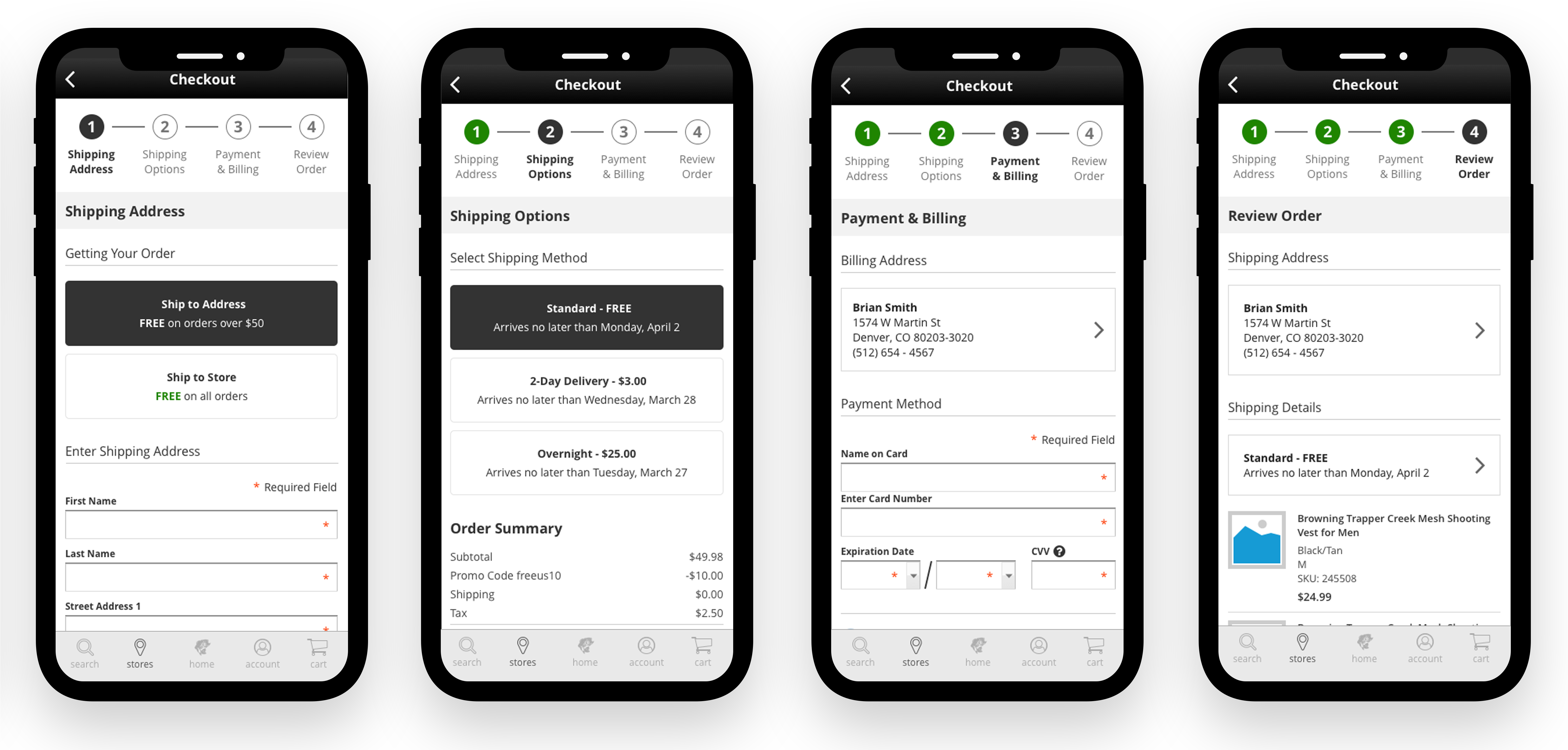 Checkout Screens - Iphone (6032x2965), Png Download