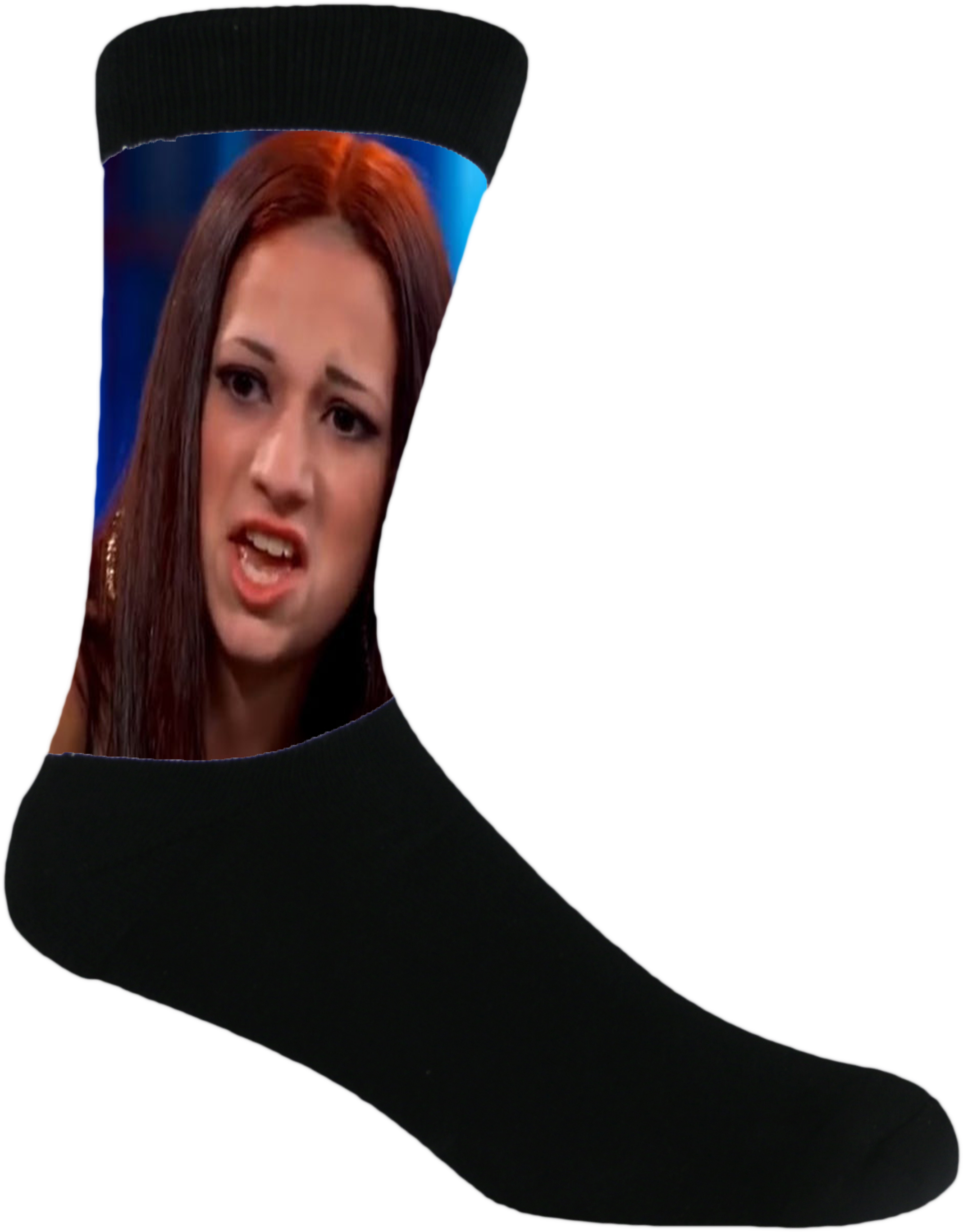 Cash Me Ousside - Sock (2982x2982), Png Download