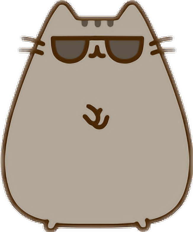 Pusheen Cat Kitten - Gangnam Style Pusheen Cool (652x784), Png Download