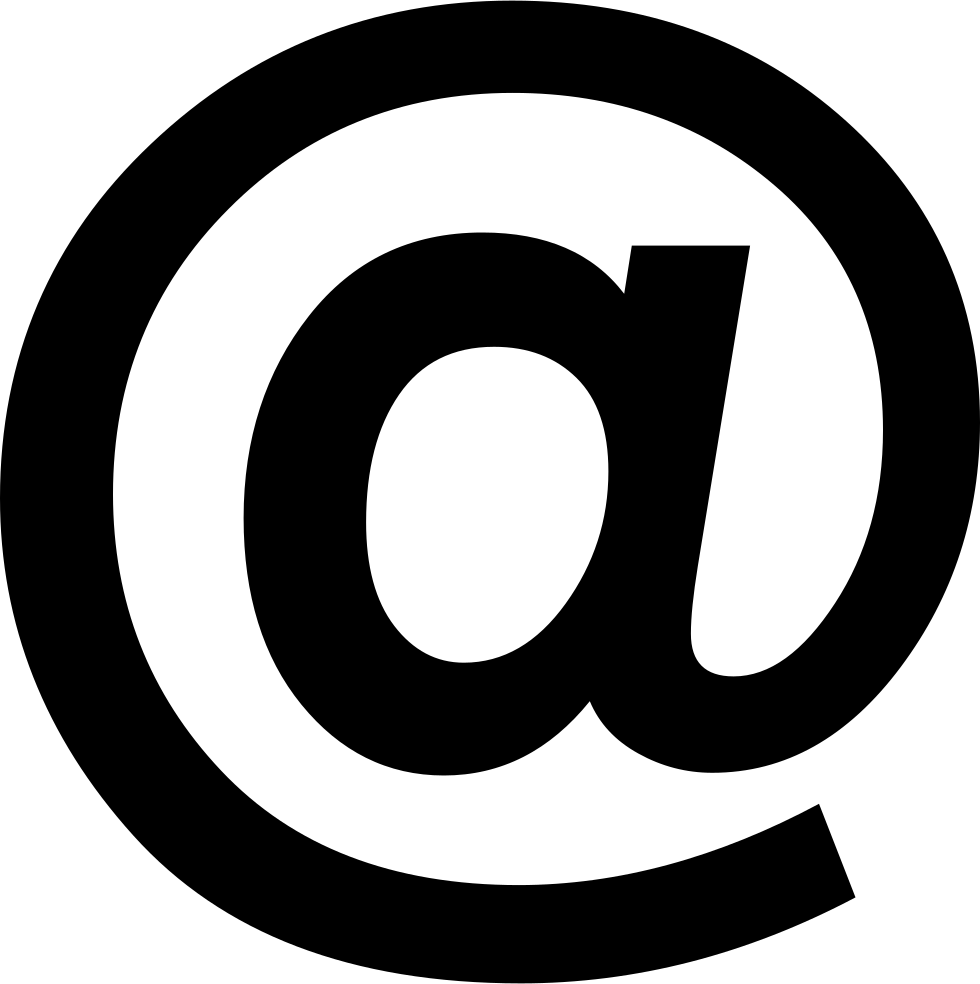 Who We Are Icon Png Mentions Svg Png Icon Free Download - Arroba Vector (980x984), Png Download