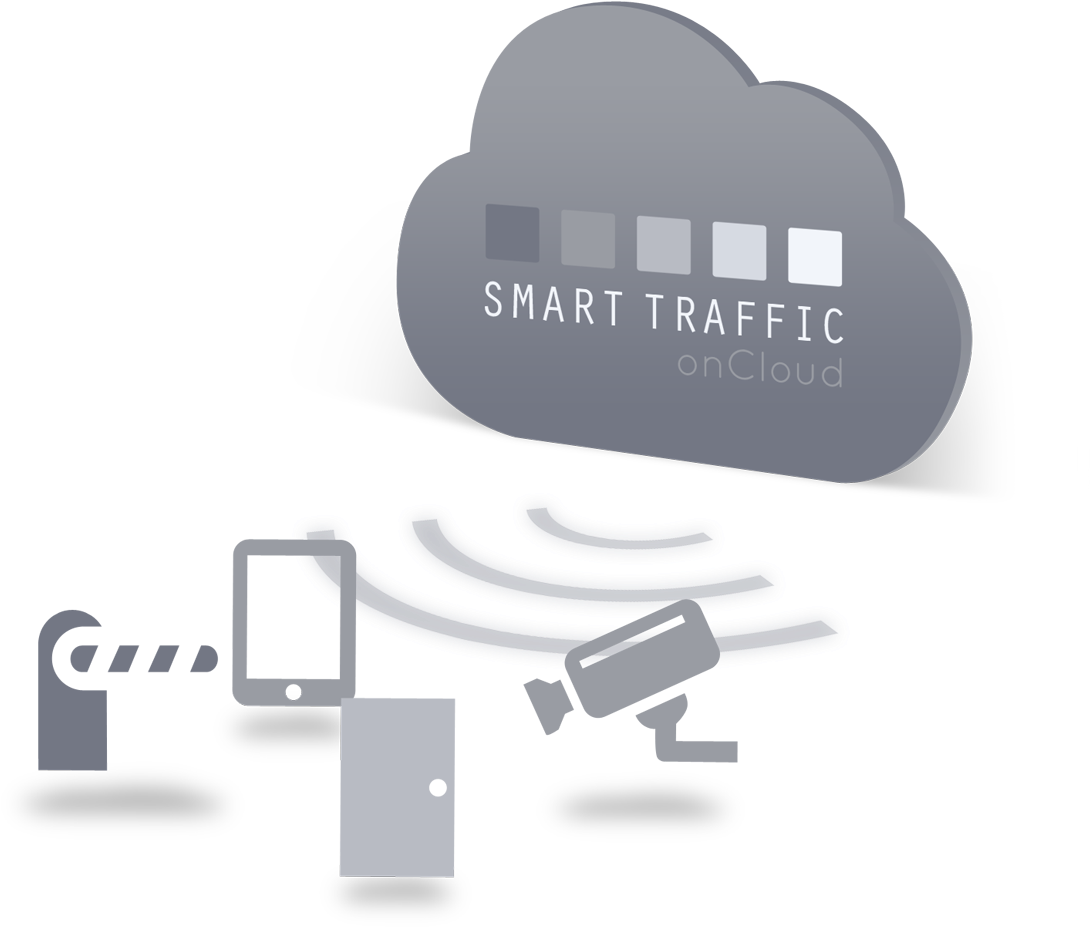 Enjoy Stoncloud With No Need For Physical Servers, - Smart Traffic Control System Logo (1200x966), Png Download