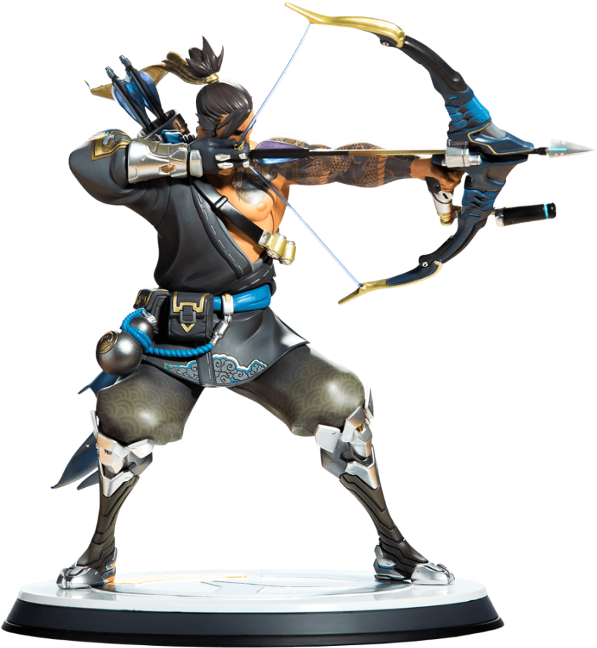 Предзаказ Overwatch Premium Statues - Overwatch Hanzo Statue Blizzard (1920x1080), Png Download