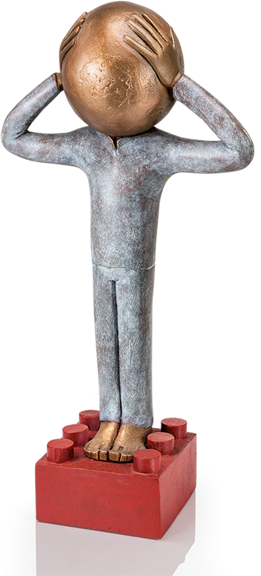 Kurzdavordanach - Bronze Sculpture (545x1180), Png Download