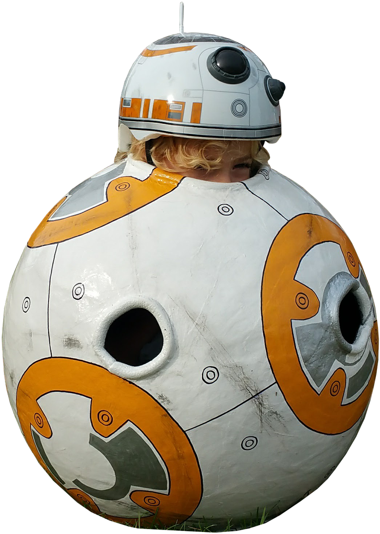 Best Bb8 Costume Ever - Robot (875x1200), Png Download