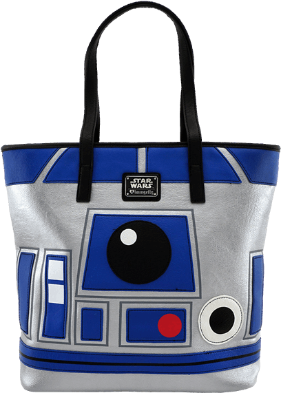 R2 D2 And Bb 8 Double Sided Loungefly Tote Bag - R2d2 Tote (600x600), Png Download