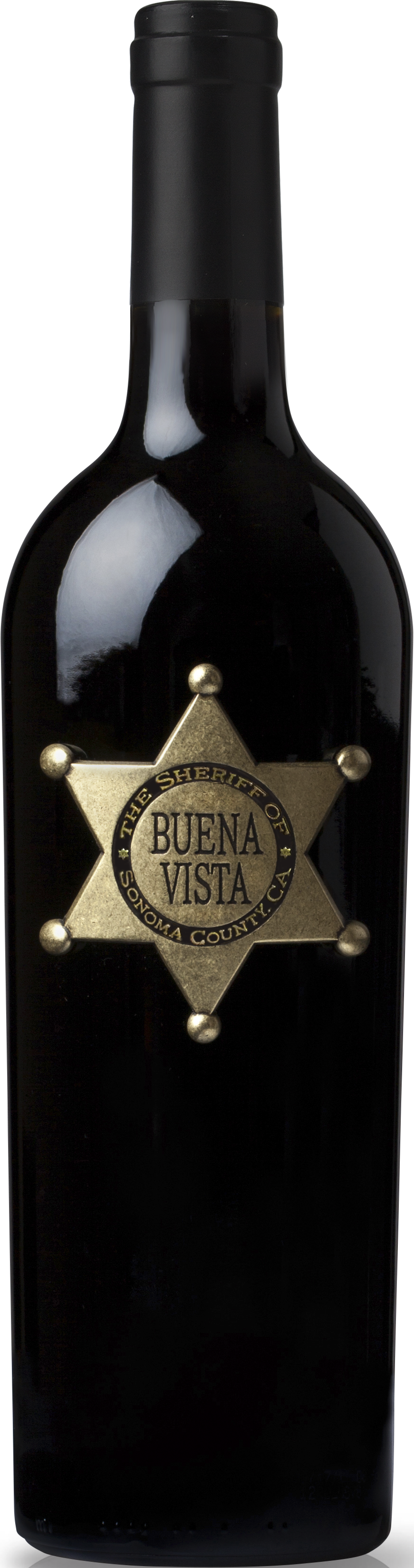 The Sheriff Of Buena Vista - Buena Vista Sheriff Wine (871x3296), Png Download