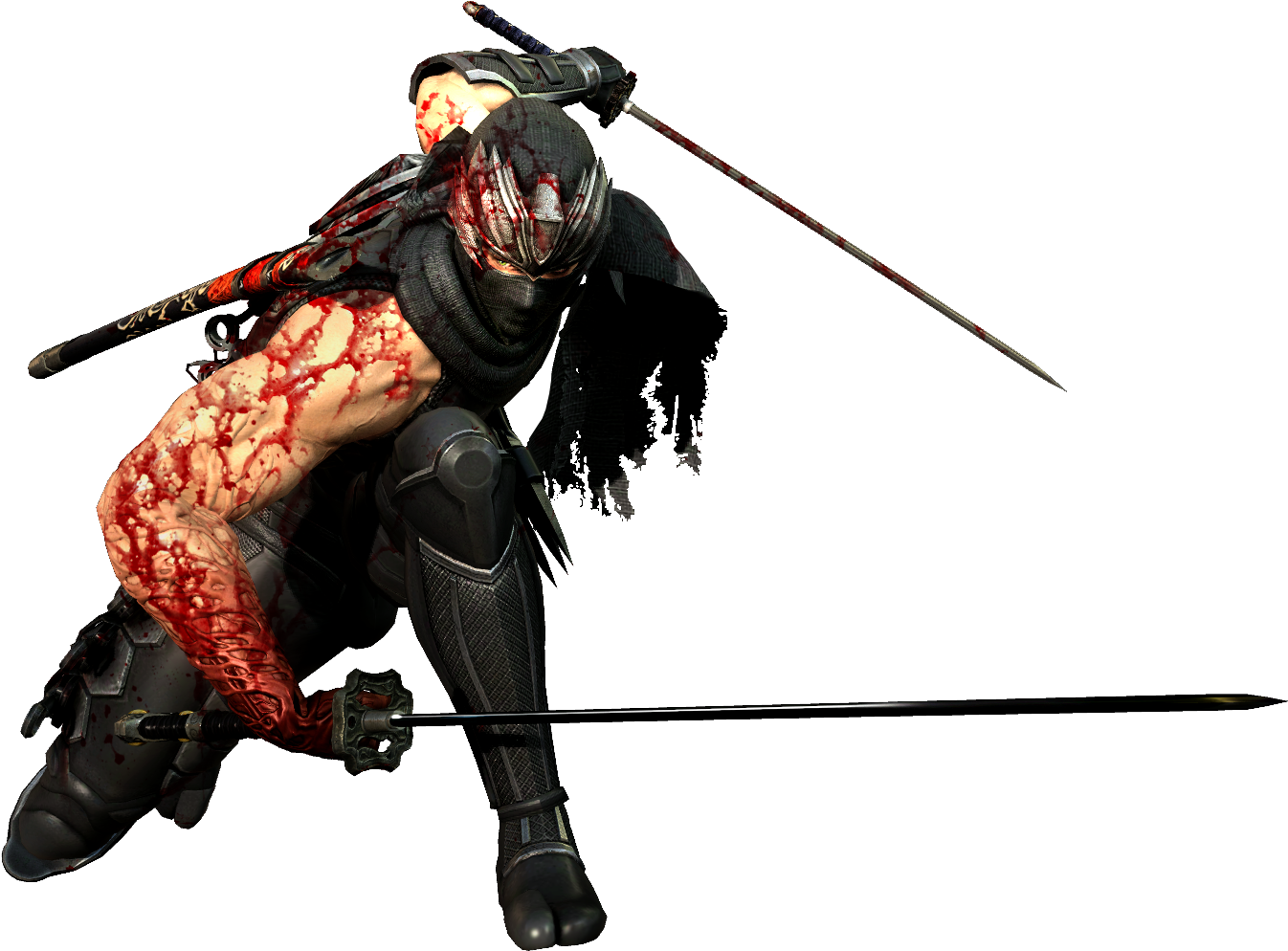 Ryu Hayabusa Ninja Gaiden Video Games Ninja Gaiden - Ninja Gaiden 3 Dual Katana (1480x1080), Png Download