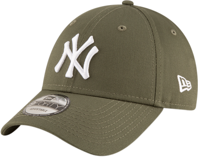 Ny Yankees New Era 940 League Essential Olive Baseball - New Era (640x507), Png Download