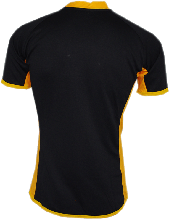 Black And Yellow Rugby Shirts - Active Shirt (800x800), Png Download
