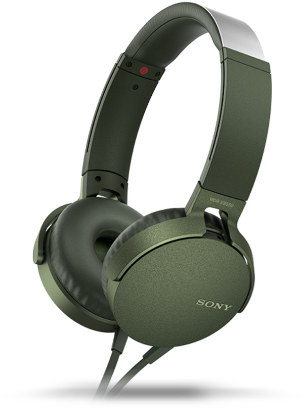 Mdrxb550apg - Sony Mdr Xb550ap Green (1000x1000), Png Download