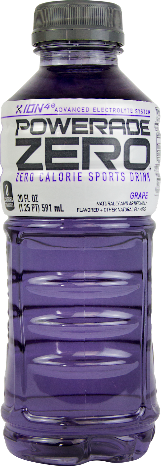 Powerade Grape Zero - Powerade Zero (518x1500), Png Download