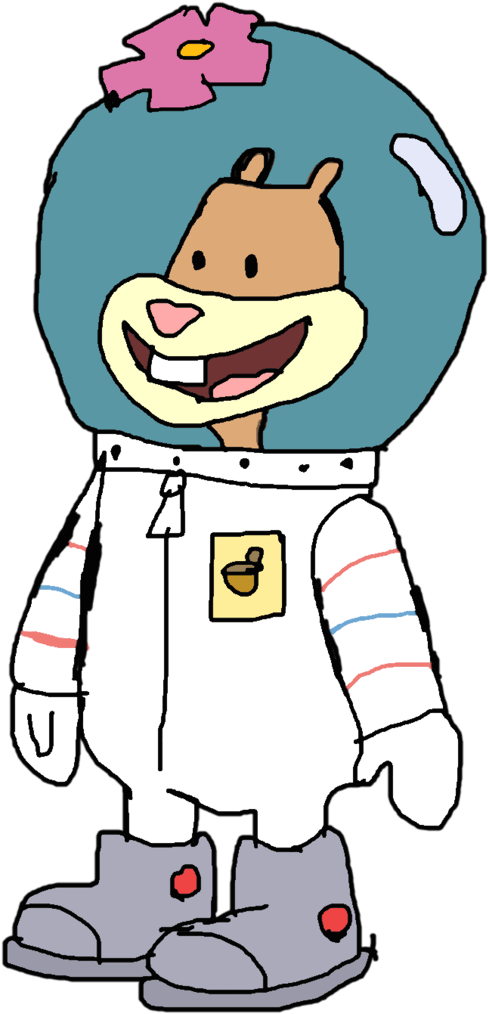 Sandy Cheeks Drawing At Free For - Sandy Cheeks Sonic (774x1032), Png Download