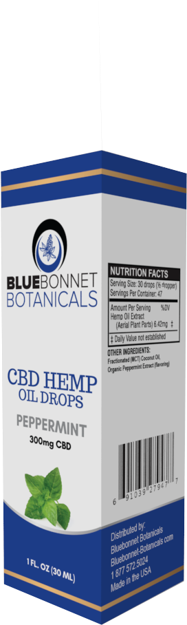 Cbd Hemp Oil Drops 300mg - Box (1000x1000), Png Download