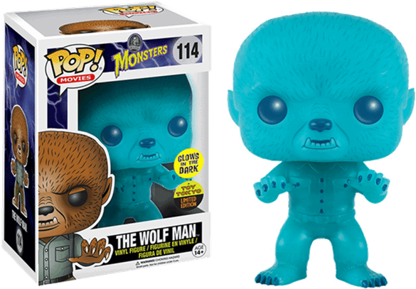 Moonlight Wolfman Pop Vinyl Figure - Universal Monster Funko Pops (600x600), Png Download
