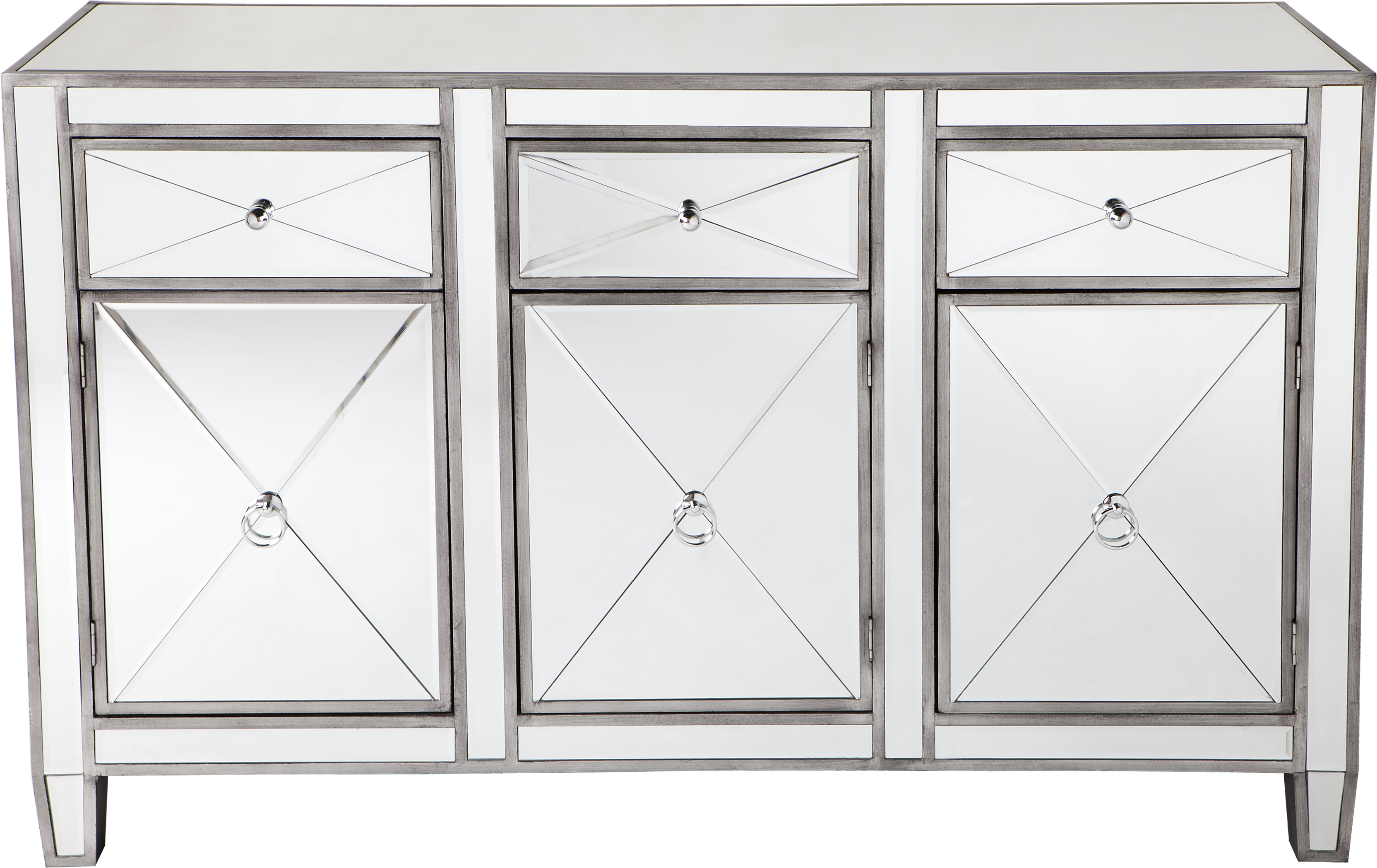 Apolo Mirrored Buffet (3504x2336), Png Download