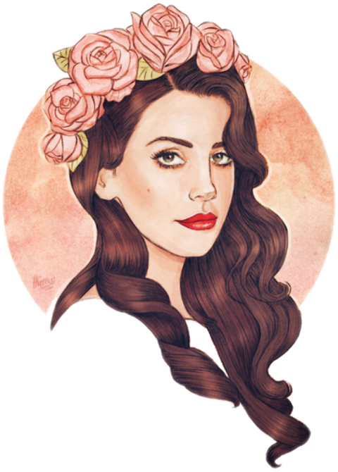 Free To Edit - Lana Del Rey Y Melanie Martinez (480x670), Png Download