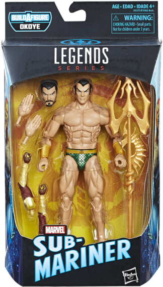 Blp Legends 6 Inch Sub Mariner Pkg - Sub Mariner Marvel Legends (600x600), Png Download