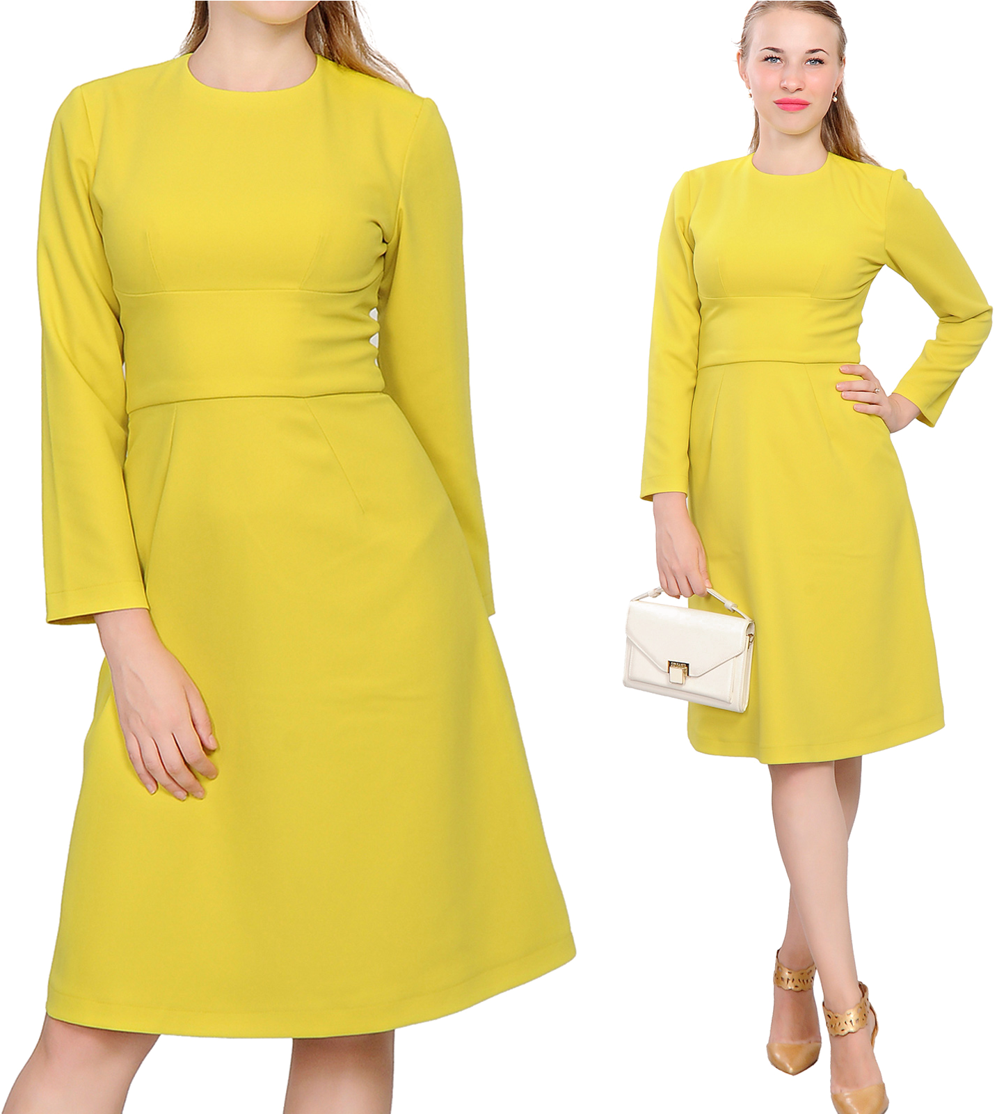 Long Sleeve Dress Free Png Image - Girl (1600x1600), Png Download