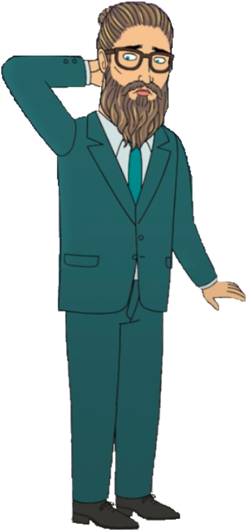 Judah Mannowdog - Judah Bojack Horseman (471x839), Png Download