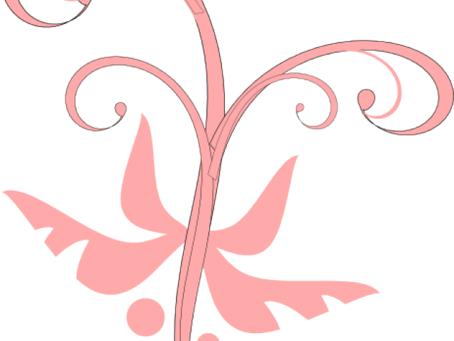 Quinceanera Clipart - Black And White Clip Art Swirls (640x480), Png Download