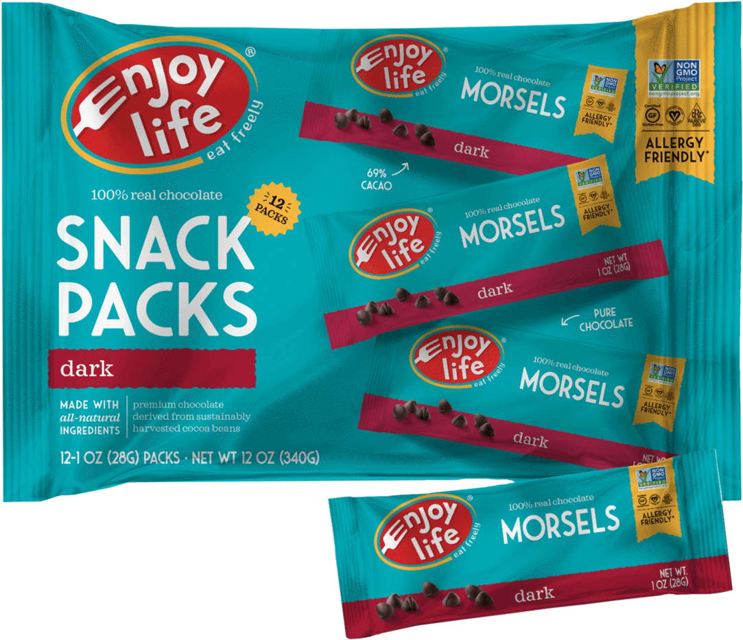 Dark Chocolate Morsels - Enjoy Life Foods (1194x1194), Png Download