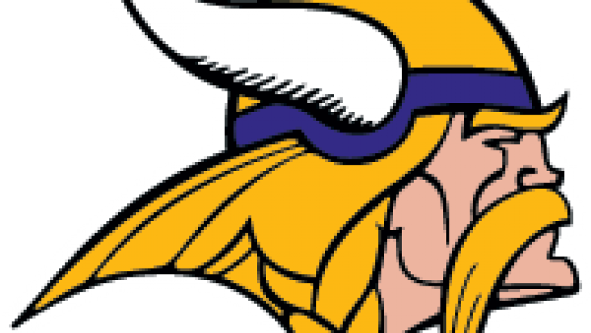 Minnesota Vikings Vintage Logo (860x485), Png Download