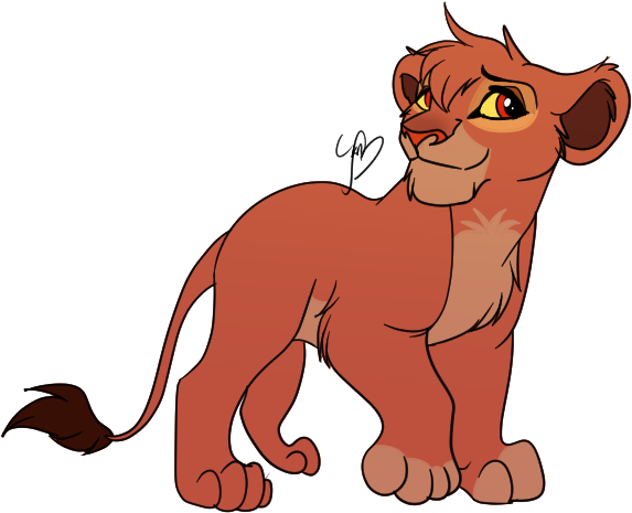 Scar's Daughter - Cat Yawns (597x532), Png Download